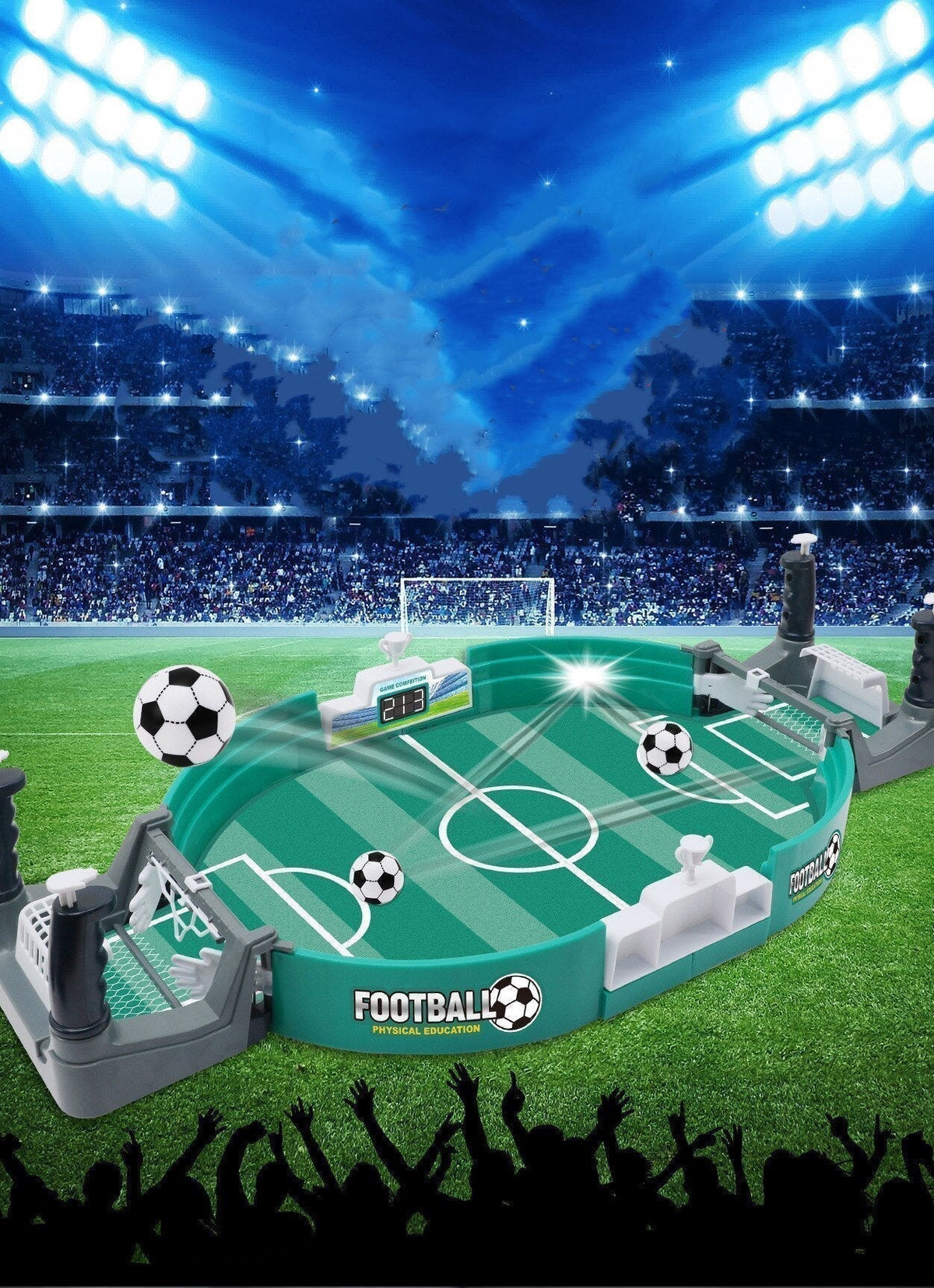 Tabletop Football Game for Kids – BPA-Free Family Kick Game