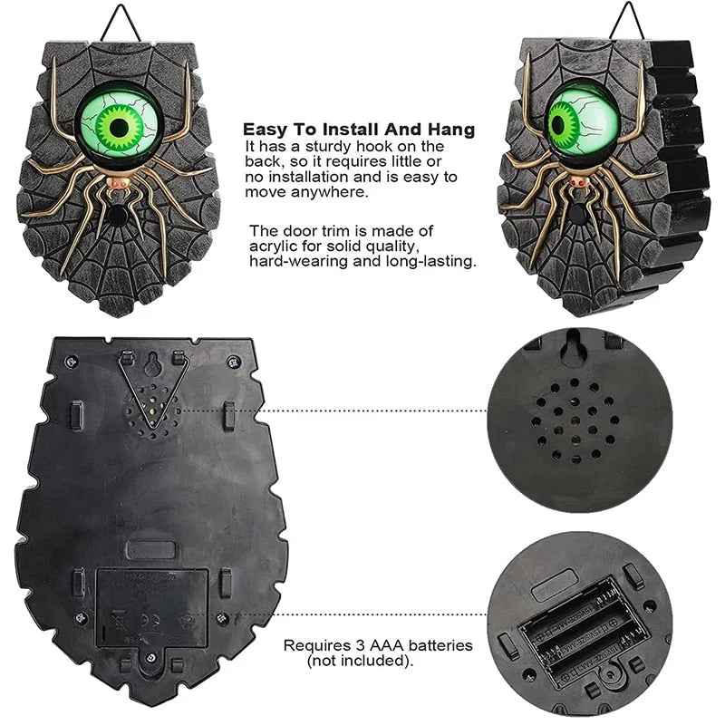 SpiderBell™ – Halloween Doorbell with Creepy Sound Effect [50% Off]