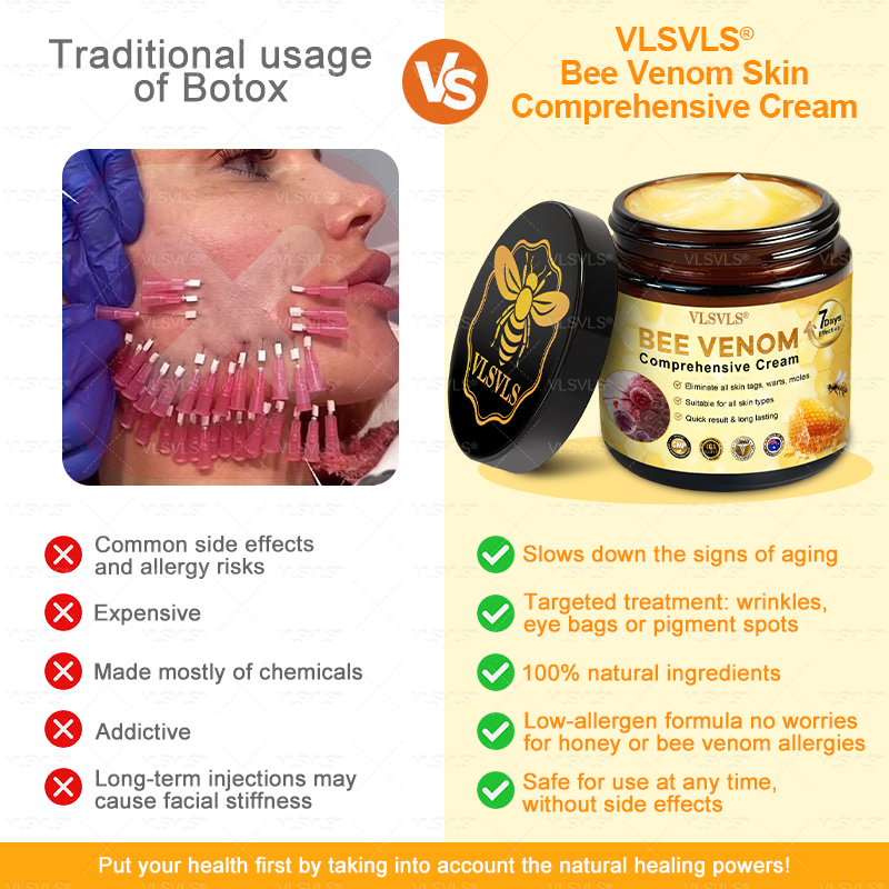 AgeGlow™ – Firming Anti-Aging Cream with Bee Venom Peptides [1 + 1 Free]