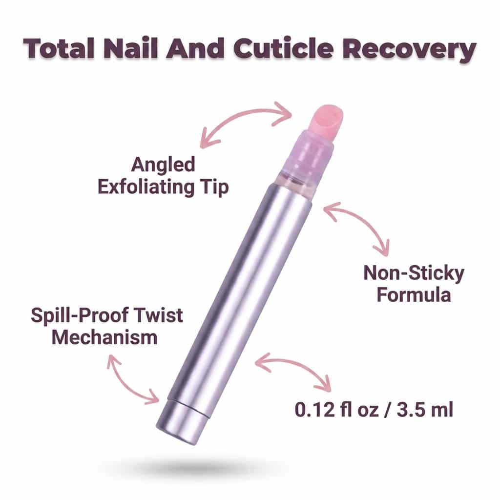 3-in-1 Nail & Cuticle Care Pen with Jojoba & Camellia Oil