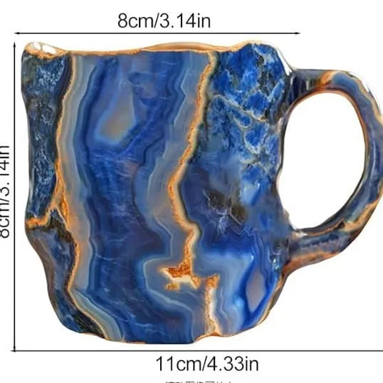 AuraStone – Handcrafted Mineral Stone Coffee Mugs Made from Real Crystal [50% Off]