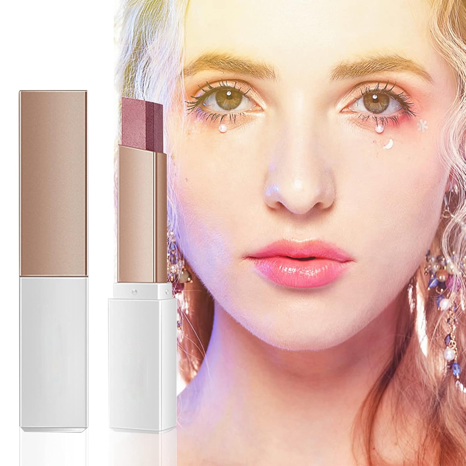 GlamGlow™ – Glitter Eyeshadow Stick for Radiant, Sparkling & Expressive Eyes [1 + 1 Free]