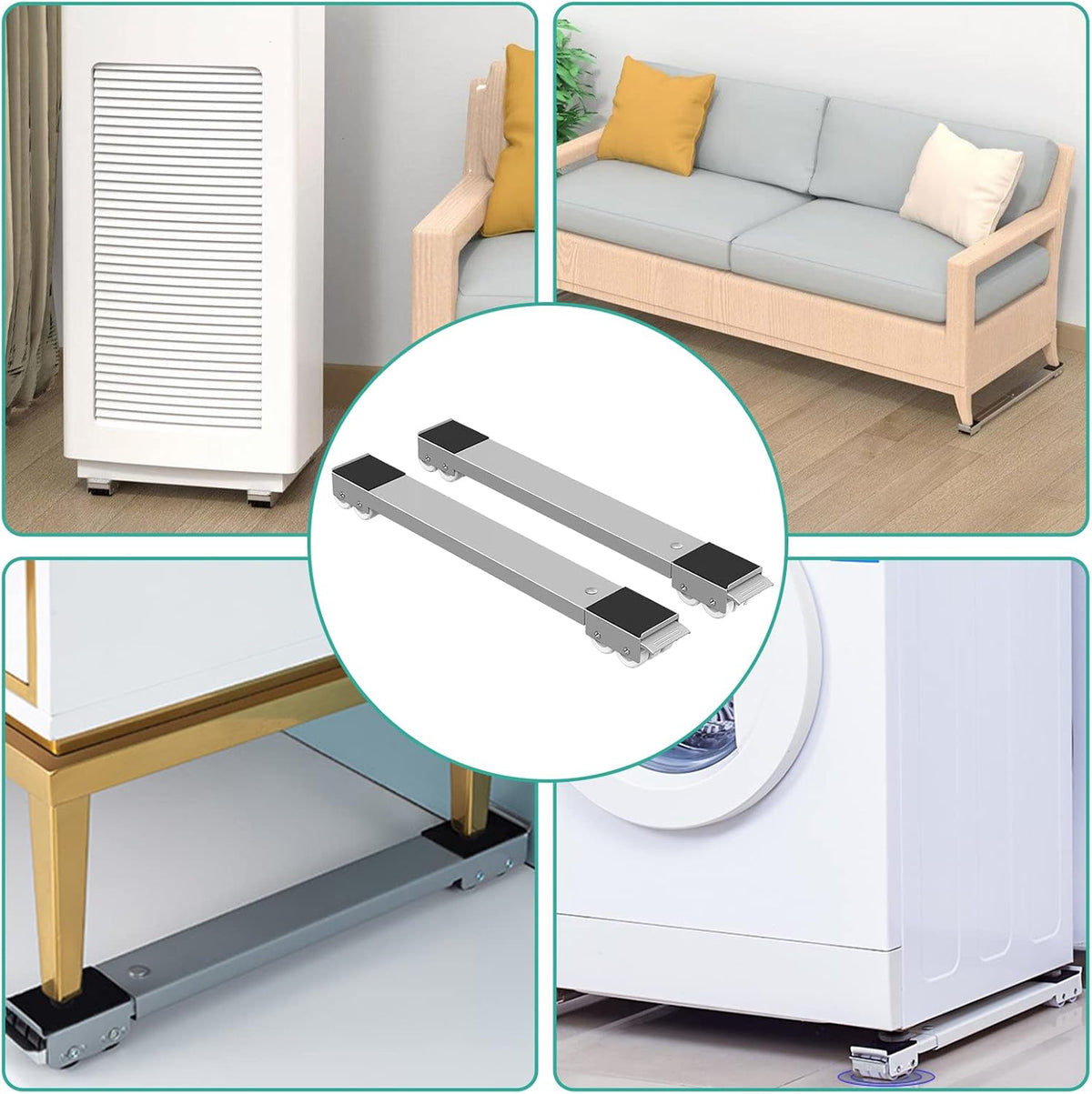 Furniture Lifting Tool with Lever & Floor-Protecting Gliders