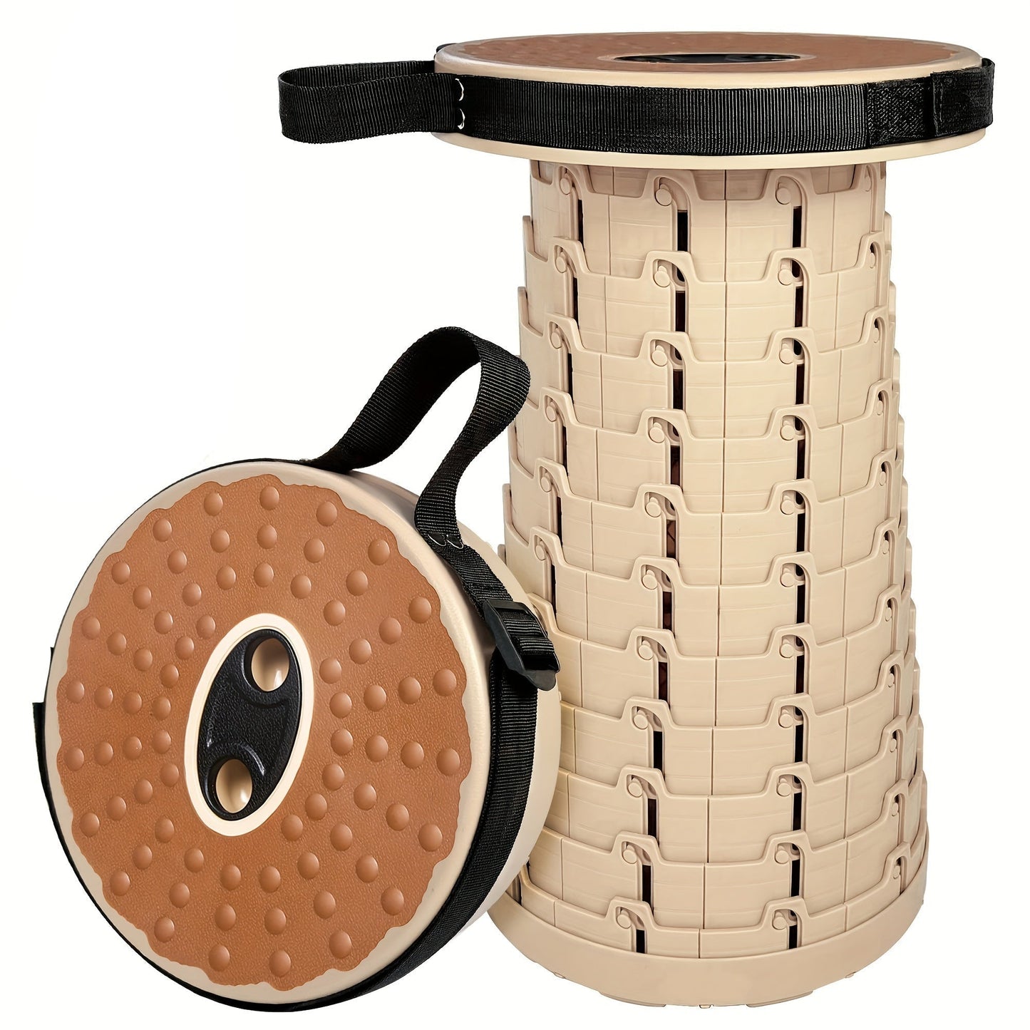 FoldAway™ – 12-Level Adjustable Folding Stool with Padded Seat for Comfort Everyday Support [50% Off]