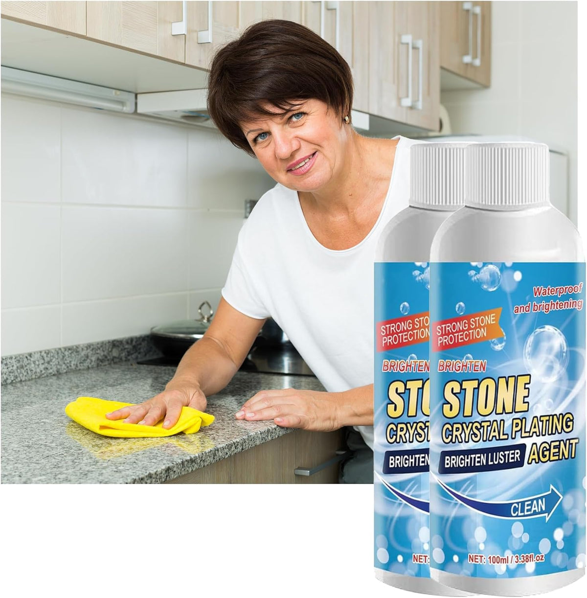 Natural Stone Stain Remover for Rust & Oxidation on Marble, Granite & Slate