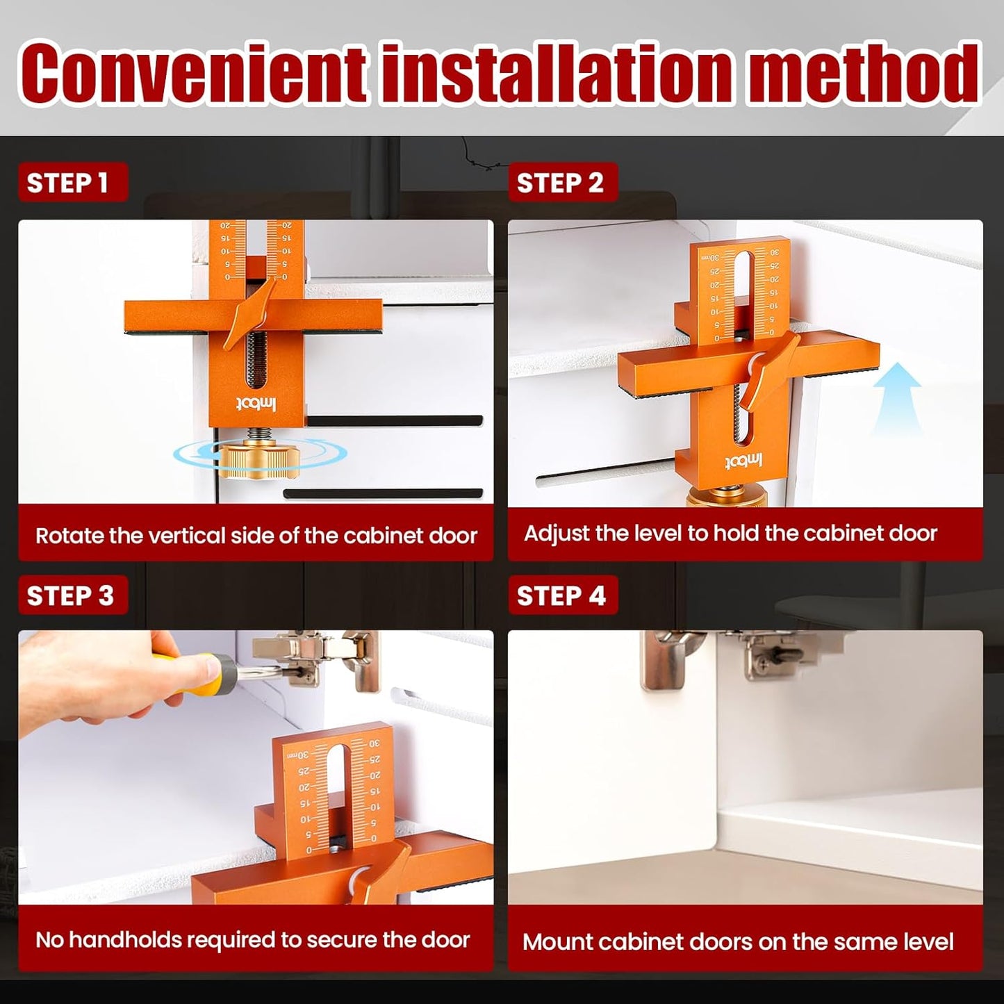 AlignPro™ – 2-in-1 Assembly Aid for Precise Alignment of Cabinet Doors [50% Off]