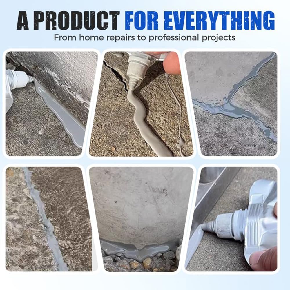 Professional Crack Sealant for Concrete & Masonry – Waterproof Elastic Repair
