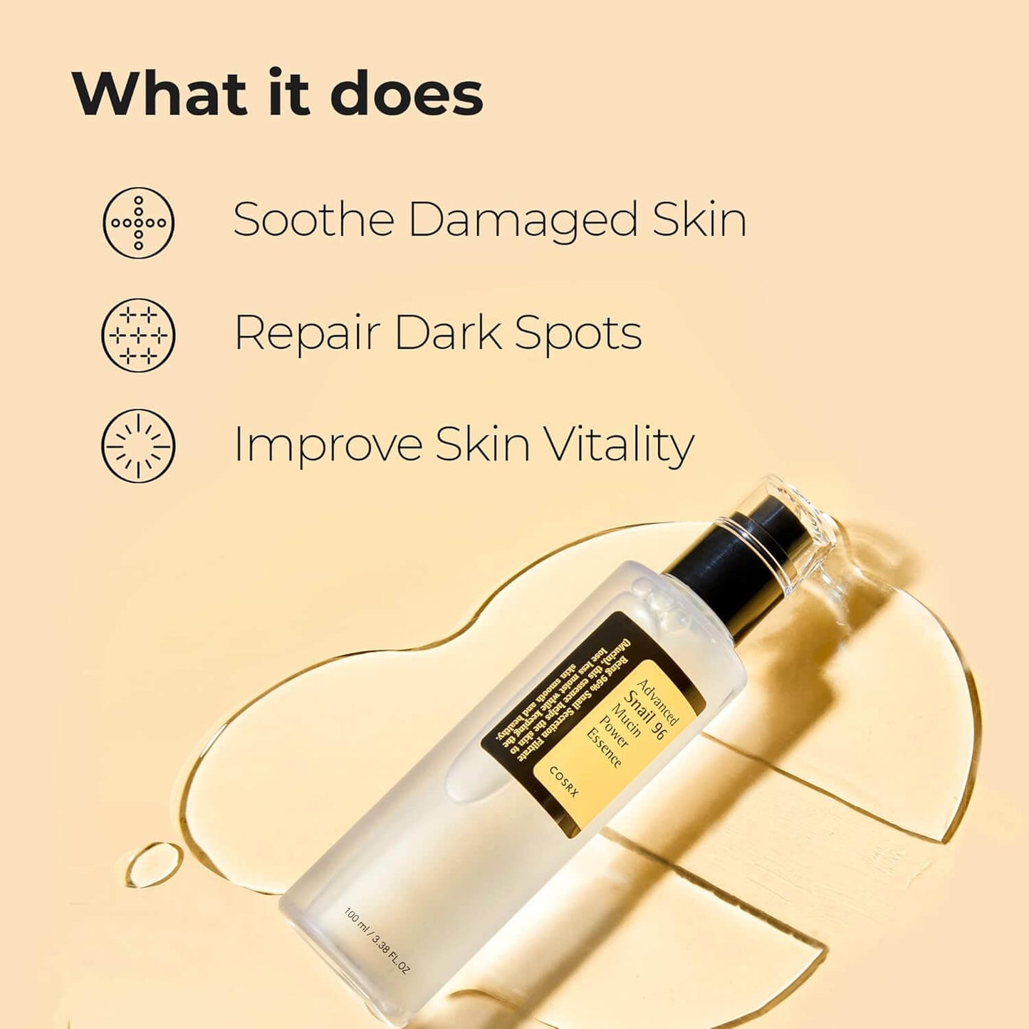 GlowFace™ – 96.3% Snail Mucin, Skin Regeneration & Intensive Hydration [50% Off]