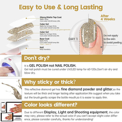 ShineLuxe™ – Shiny Gel Nail Polish for Long-Lasting, Confident Look [1 + 1 Free]