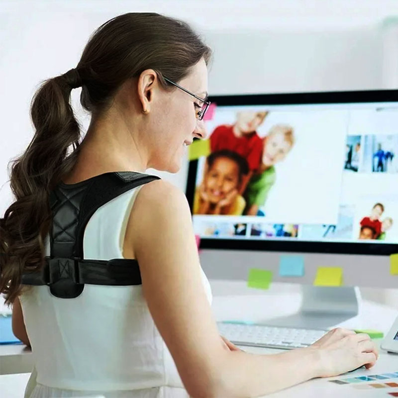 Adjustable Back Support Brace for Upright Posture – Unisex