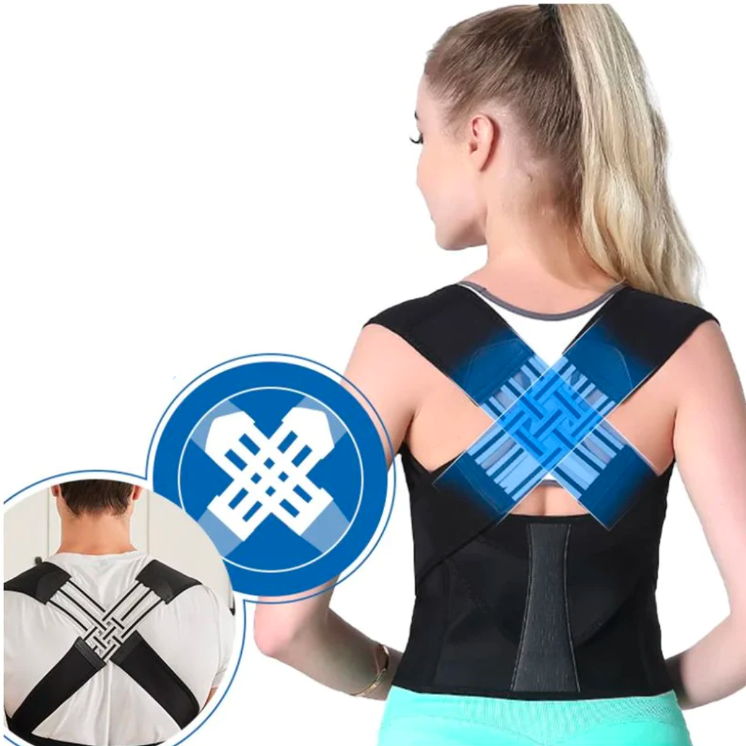 Ergonomic Back and Neck Posture Trainer – Lightweight & Invisible Under Clothing
