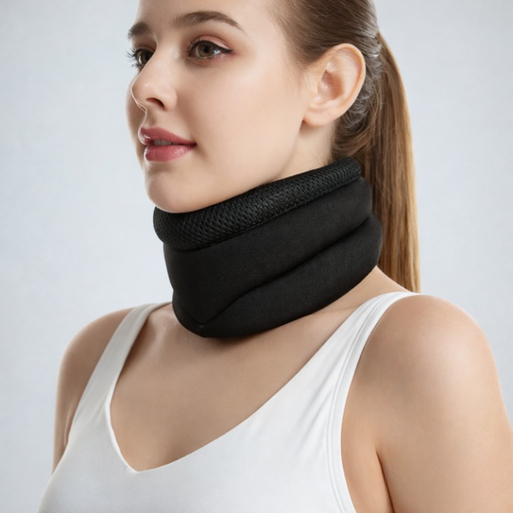 Ergonomic Neck Support Pillow for Restful Sleep and Snoring Reduction