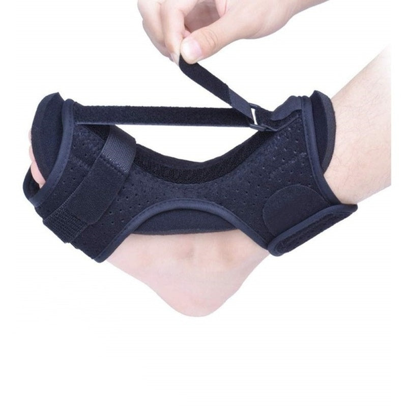 Plantar Fascia Night Splint with Adjustable Straps & Open Heel