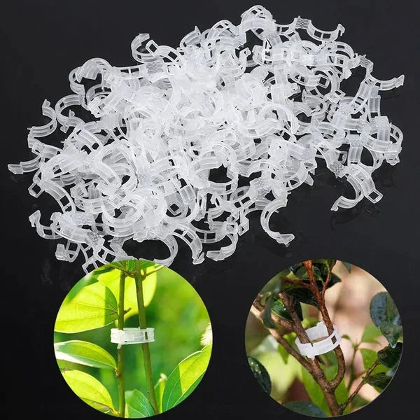 Reusable Plant Support Clips for Tomatoes, Vegetables & Garden Plants