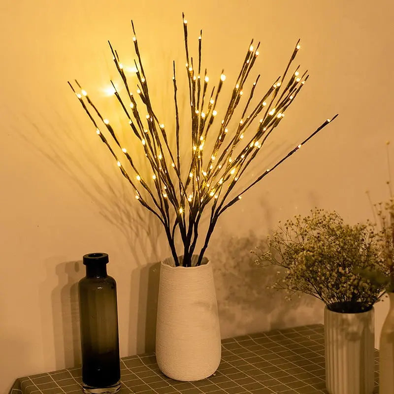 DekoBright™ – Battery-Powered, Adjustable LED Branch Decoration & Fairy Lights [50% Off]