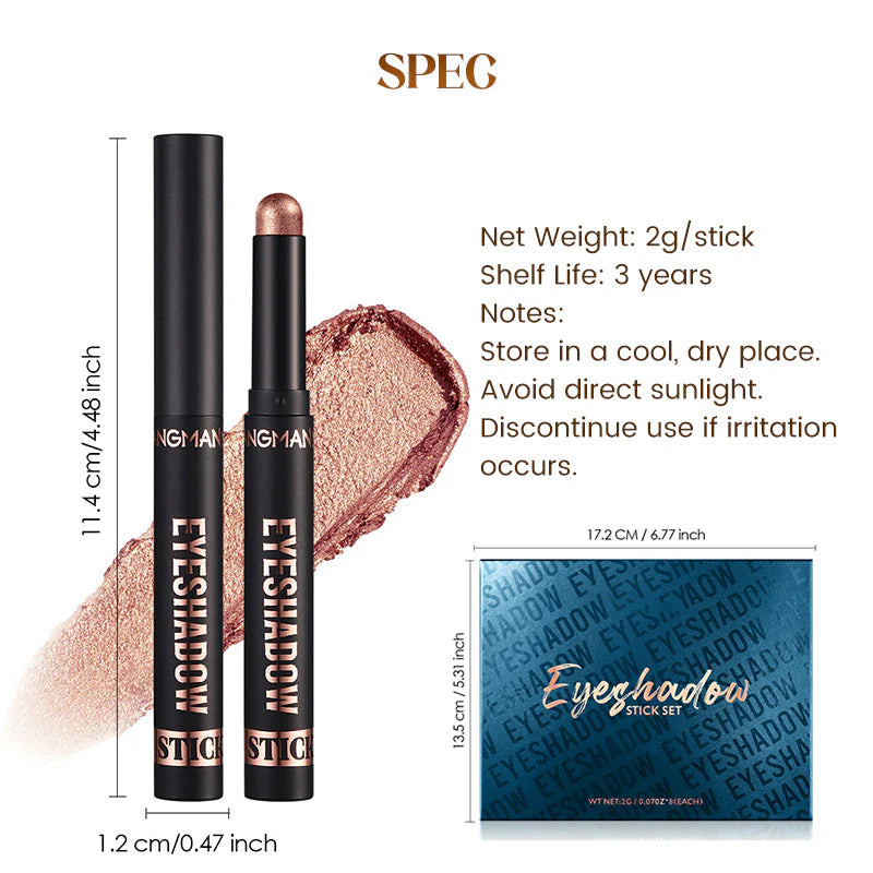 GlowVibe™ – Bold crease-free eye color for flawless application in just one swipe Design [50% Off]