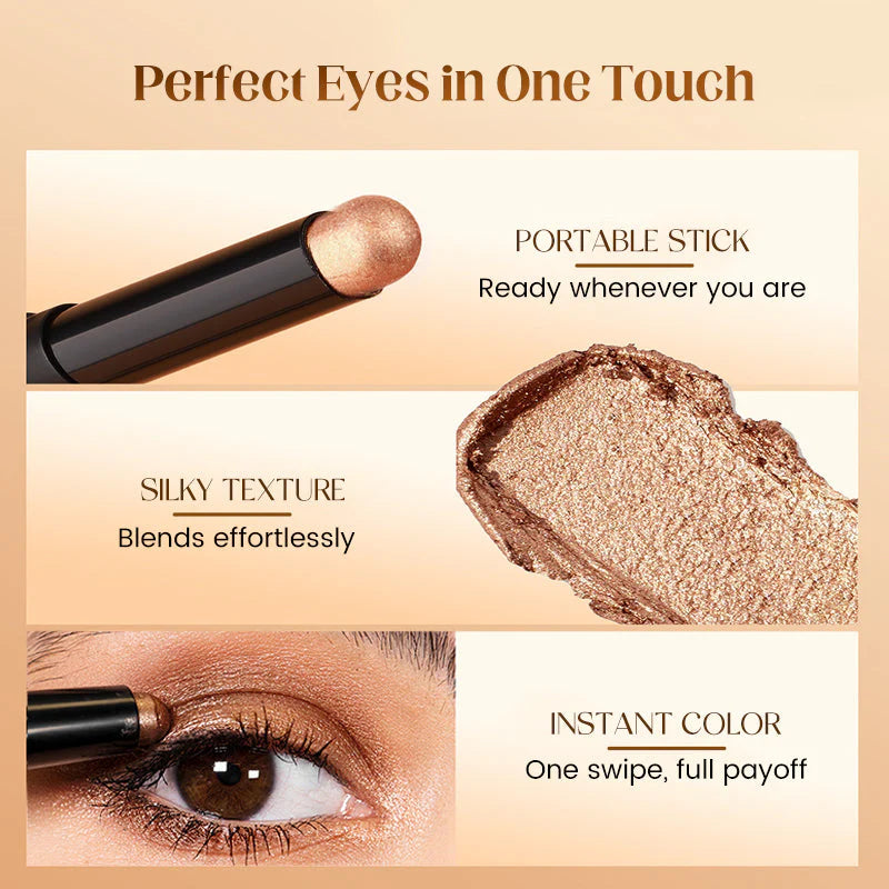 GlowVibe™ – Bold crease-free eye color for flawless application in just one swipe Design [50% Off]