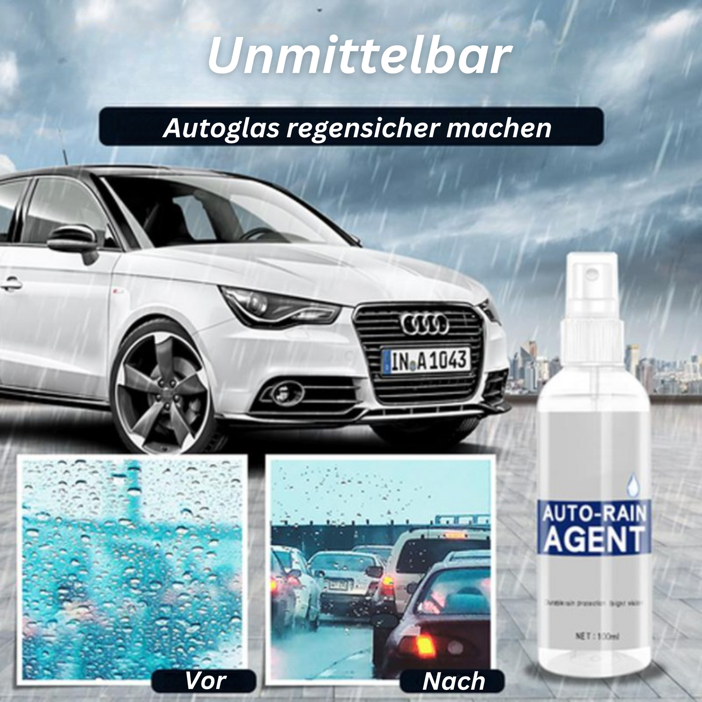 RainDefy™ – Anti-Fog, Water-Repellent Solution for Clear and Safe Vision [50% Discount]