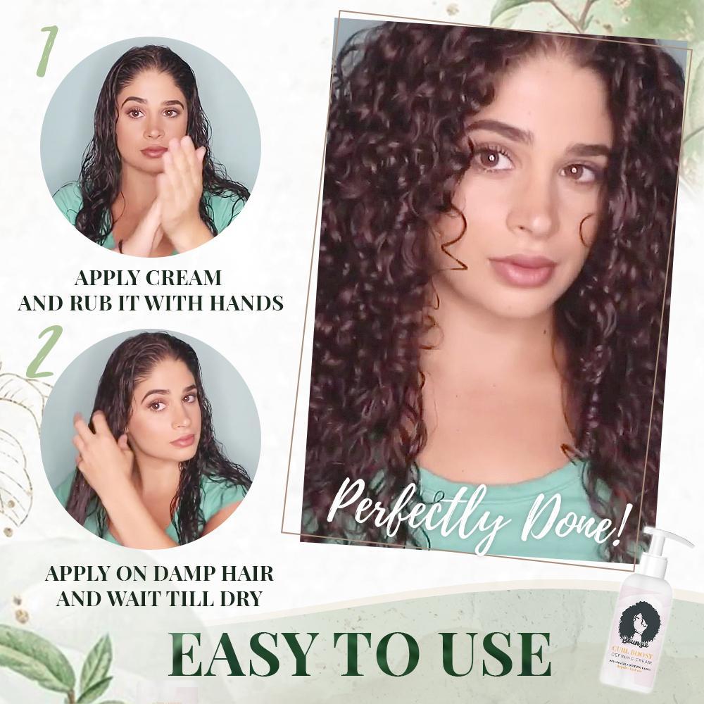 BouncyCurls™ – Enhanced Volume and Smooth Styling Hair Cream [1 + 1 Free]