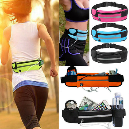 RunSafe – Waterproof Hip Bag, Ultra-Lightweight, Practical & Safe for Sports & Travel [1 + 1 Free]