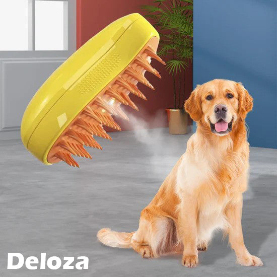 Steamy™ Pet Massage Brush – 50% OFF