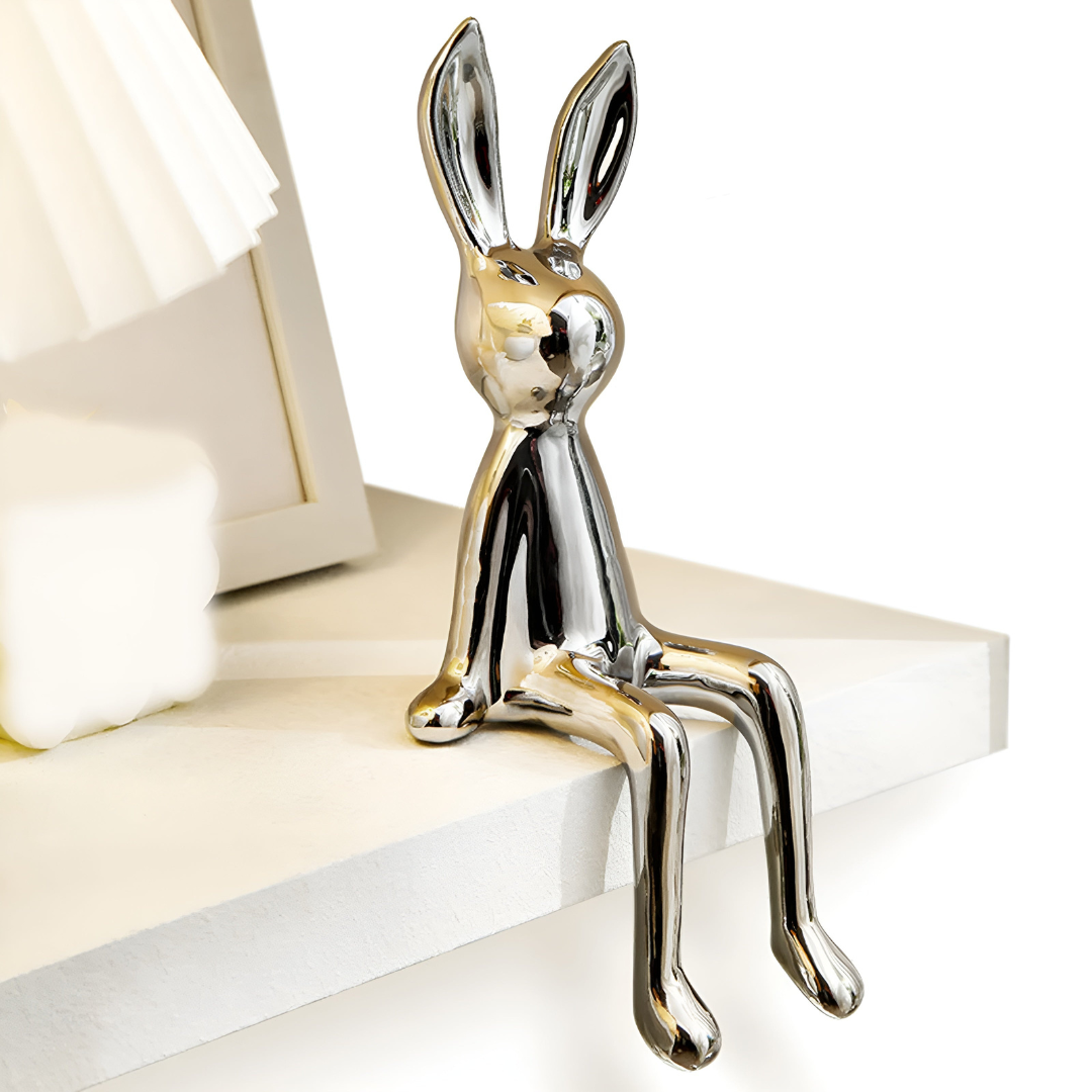 BunnyLuxe – Elegant Ceramic Rabbit for Stylish Home Décor [50% Off]