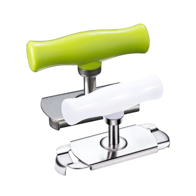 Adjustable Jar Opener with Metal Grip & Leverage Handle