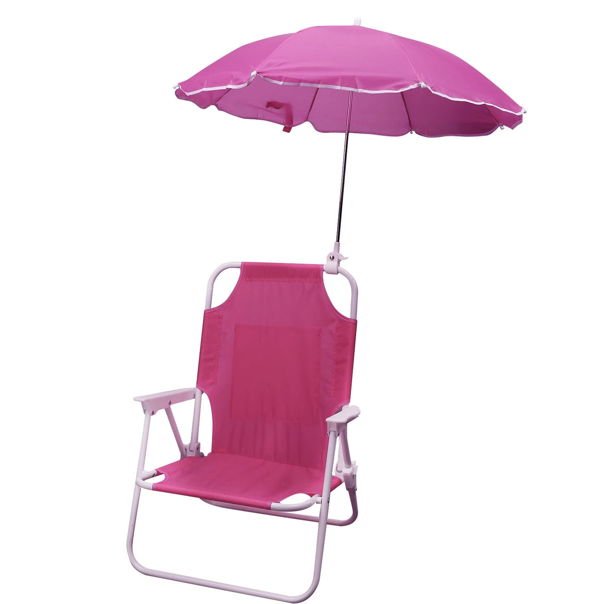 Foldable Kids Chair with UV Protection Sun Canopy for Beach & Garden