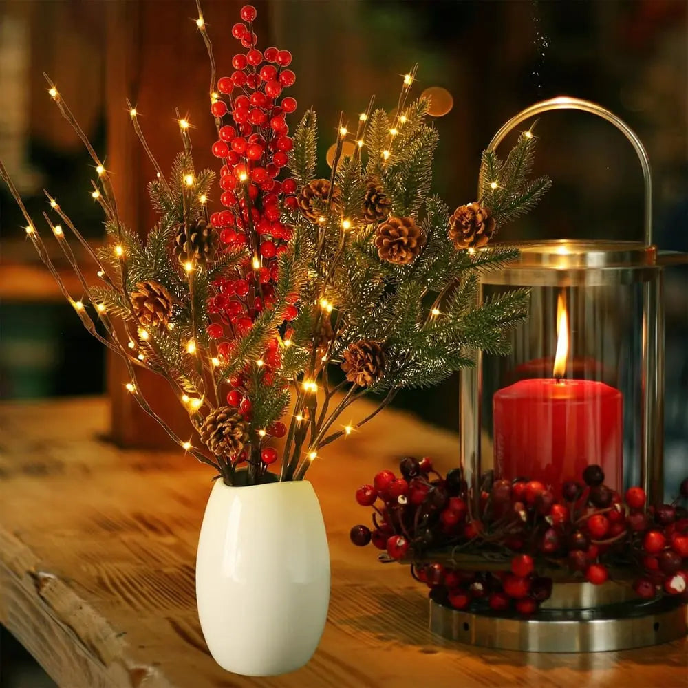 DekoBright™ – Battery-Powered, Adjustable LED Branch Decoration & Fairy Lights [50% Off]