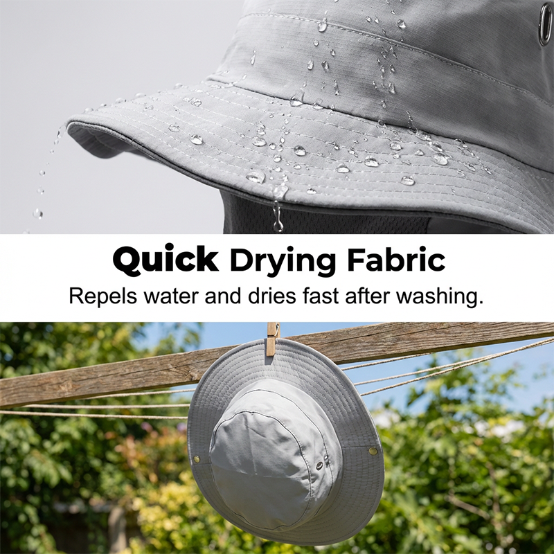 Sun Protection Hat with Removable Face Shield – Ice Silk Breathable