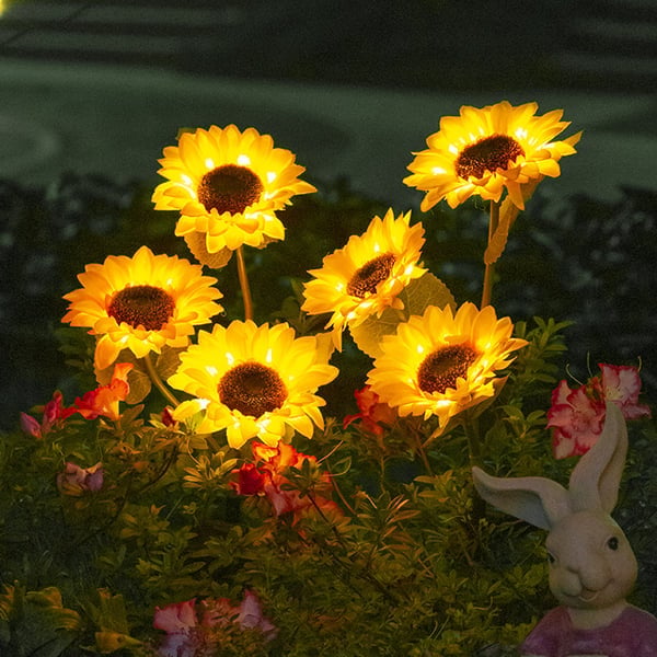 GardenRadiance – Solar Sunflower Lights that Transform Your Garden into Magical Light [50% Discount]