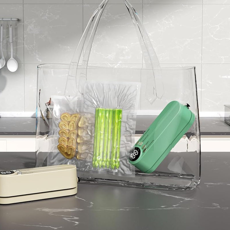 Wireless Portable Vacuum Sealer for Food Storage & Freshness