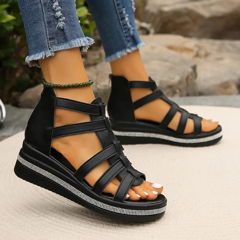 Axelle | Women’s Comfortable Platform Gladiator Sandals