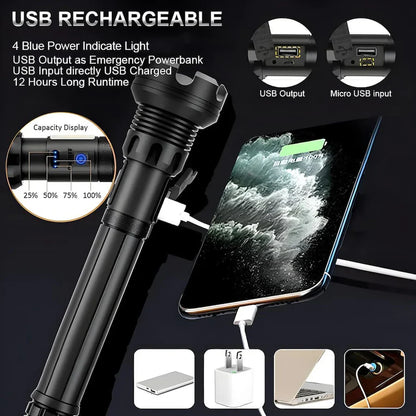 Lumos™ – 7000-Lumen Rechargeable Flashlight | 50% Off