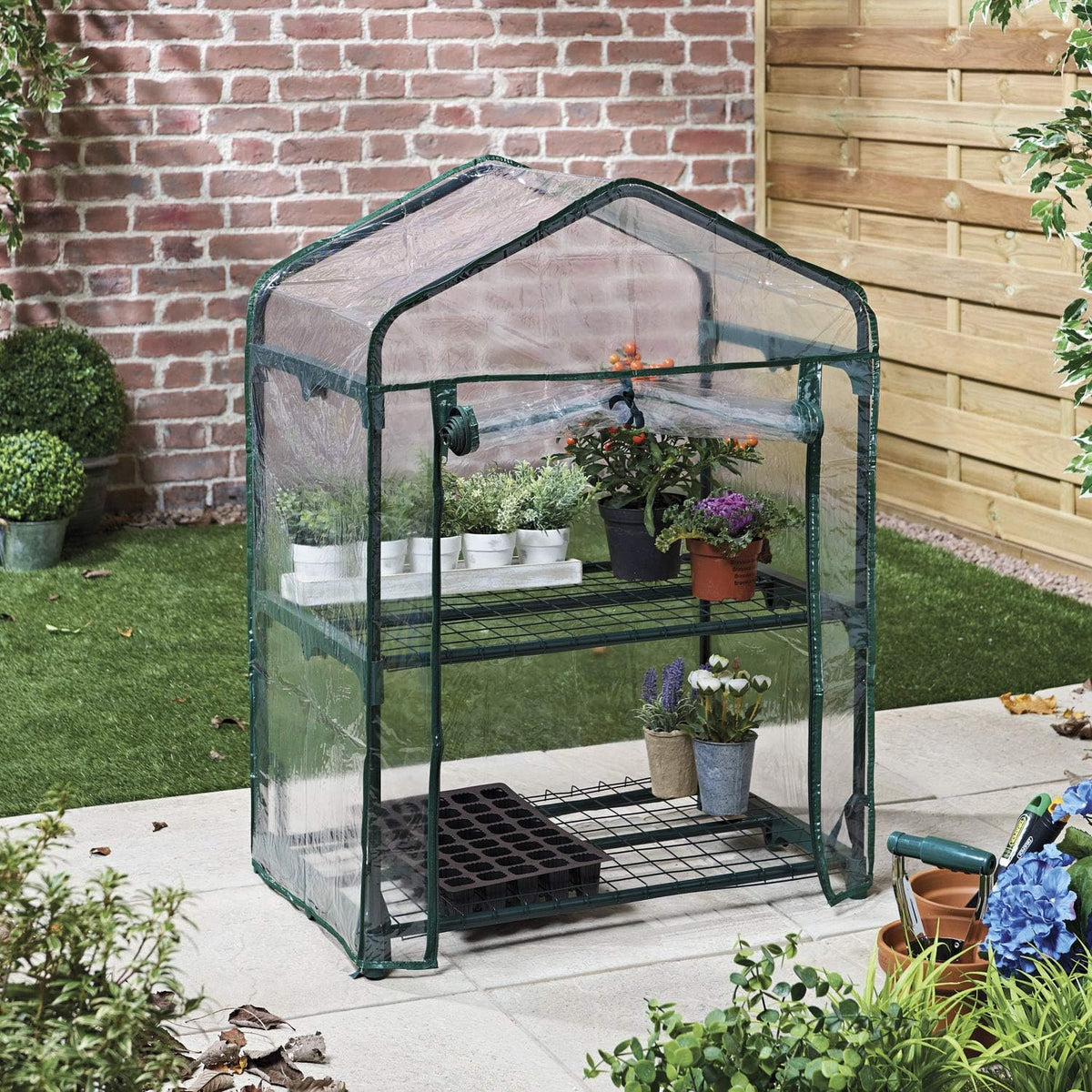 Transparent PVC Plant Cover with Zipper for Year-Round Weather Protection