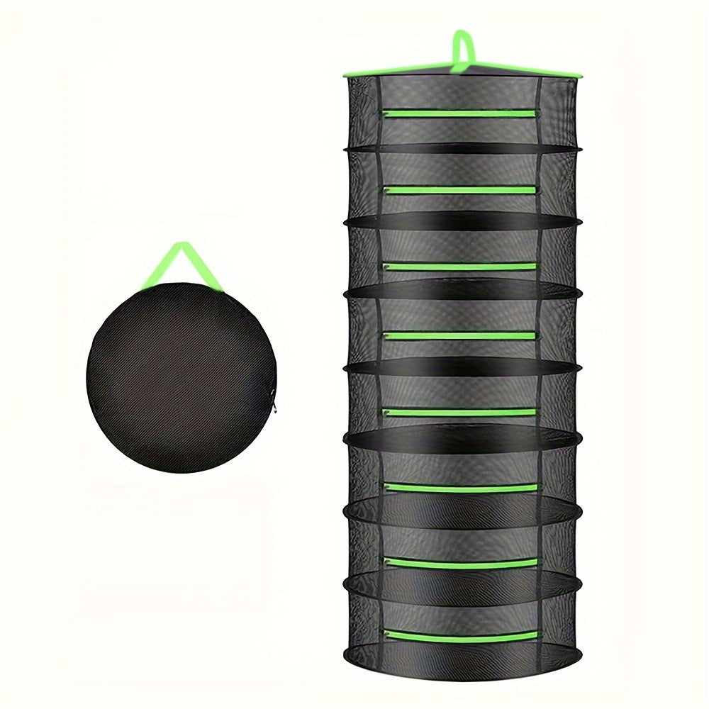 Hanging Herb Drying Rack with Mesh Layers for Herbs & Flowers