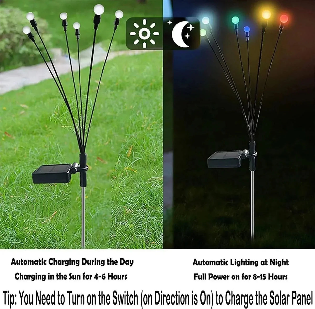 Solar Firefly Garden Lights – Weatherproof LED Outdoor Lamp
