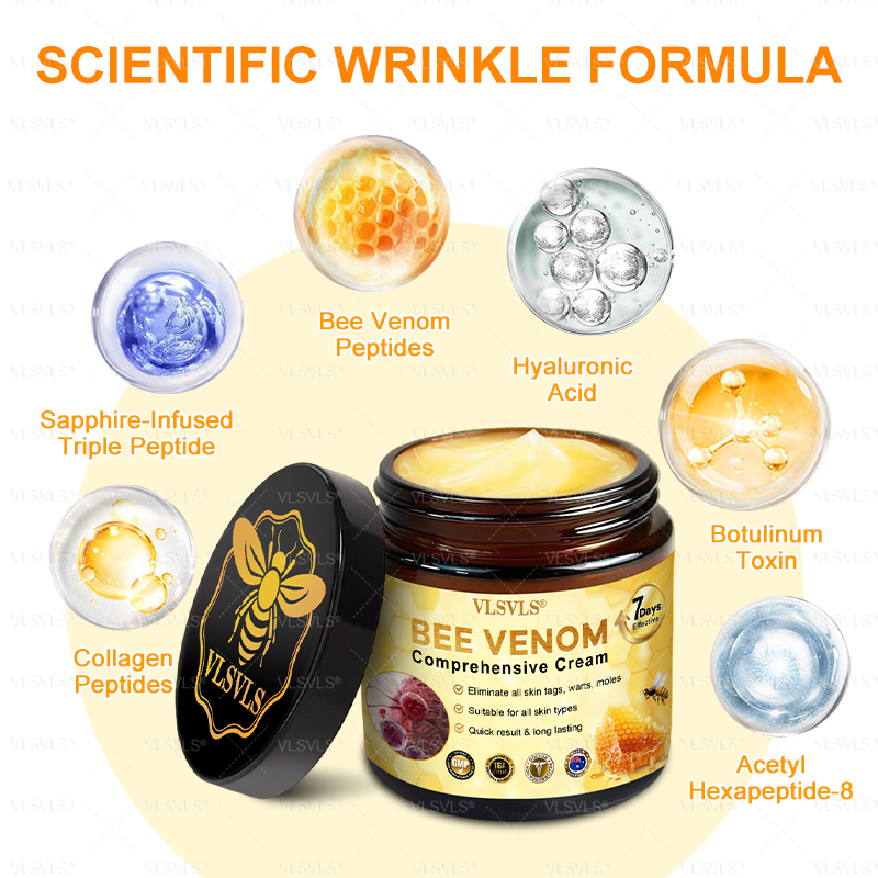 AgeGlow™ – Firming Anti-Aging Cream with Bee Venom Peptides [1 + 1 Free]