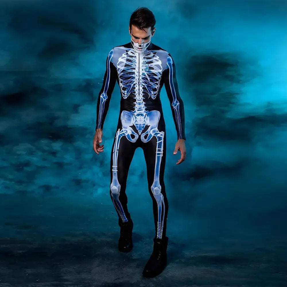 SkullSuit™ – X-Ray Skeleton Costume for Halloween Parties [50% Off]