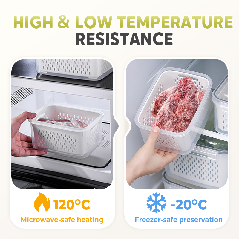 Airtight Food Storage Containers with Silicone Seal – Stackable Set