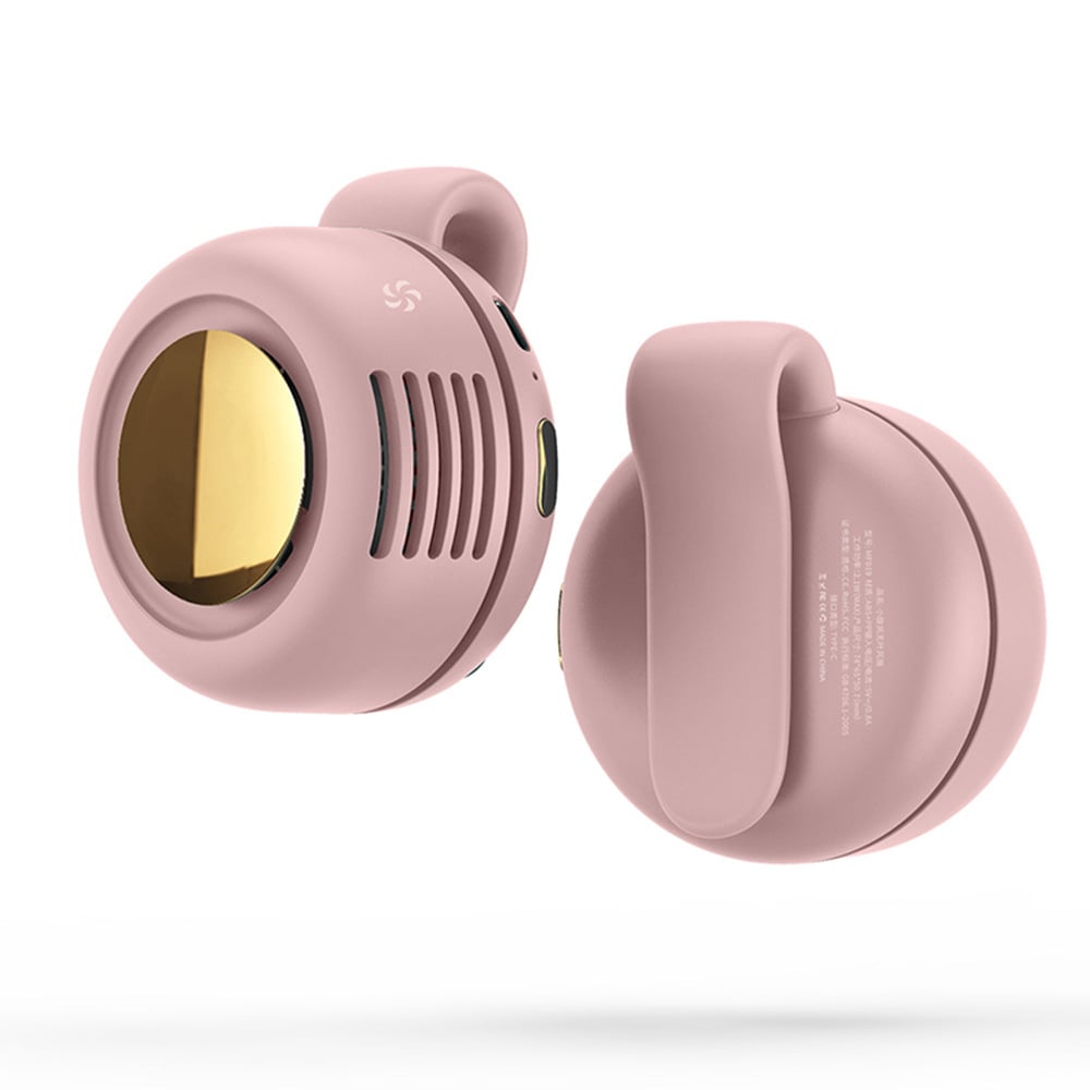 Portable Bladeless Clip Fan for Under Clothing with 23h Battery Life