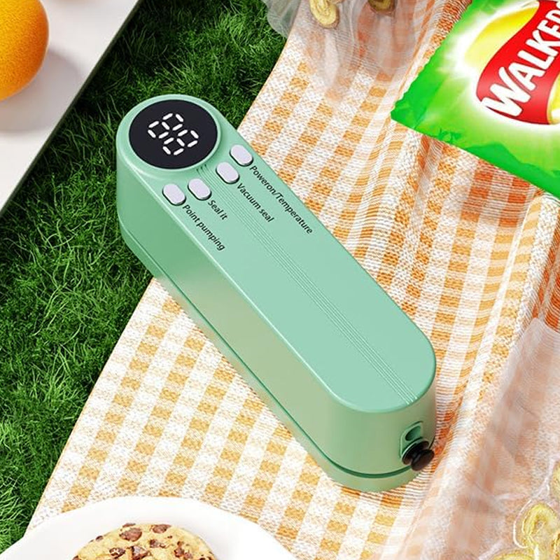 Wireless Portable Vacuum Sealer for Food Storage & Freshness