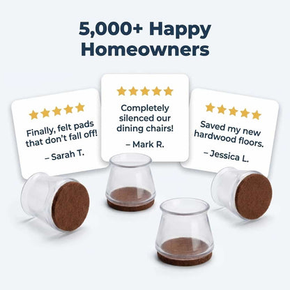 SlideSafe – Protects Your Home from Scratches and Unwanted Furniture Noises [8 + 8 Free]