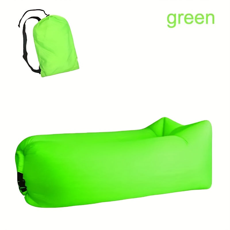 Inflatable Outdoor Lounger with Air-Catch System – No Pump Needed