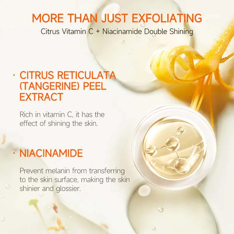 Enzyme Peel Gel with Orange Extract for Gentle Skin Renewal