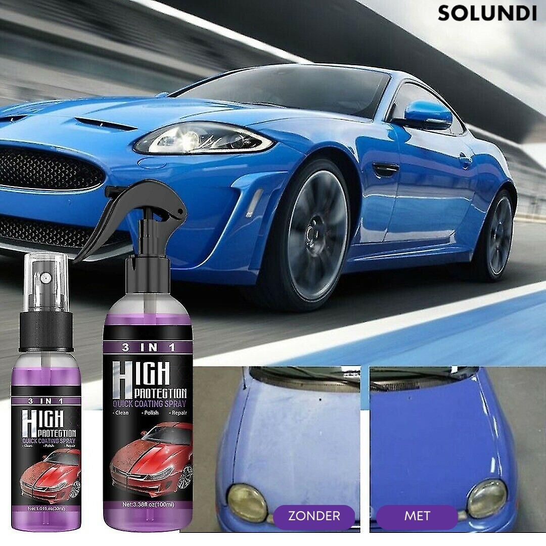 3-in-1 Car Cleaning Spray with Nano Coating for Paint Protection