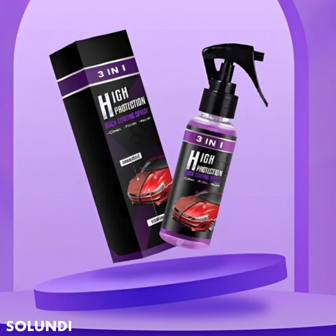 3-in-1 Car Cleaning Spray with Nano Coating for Paint Protection
