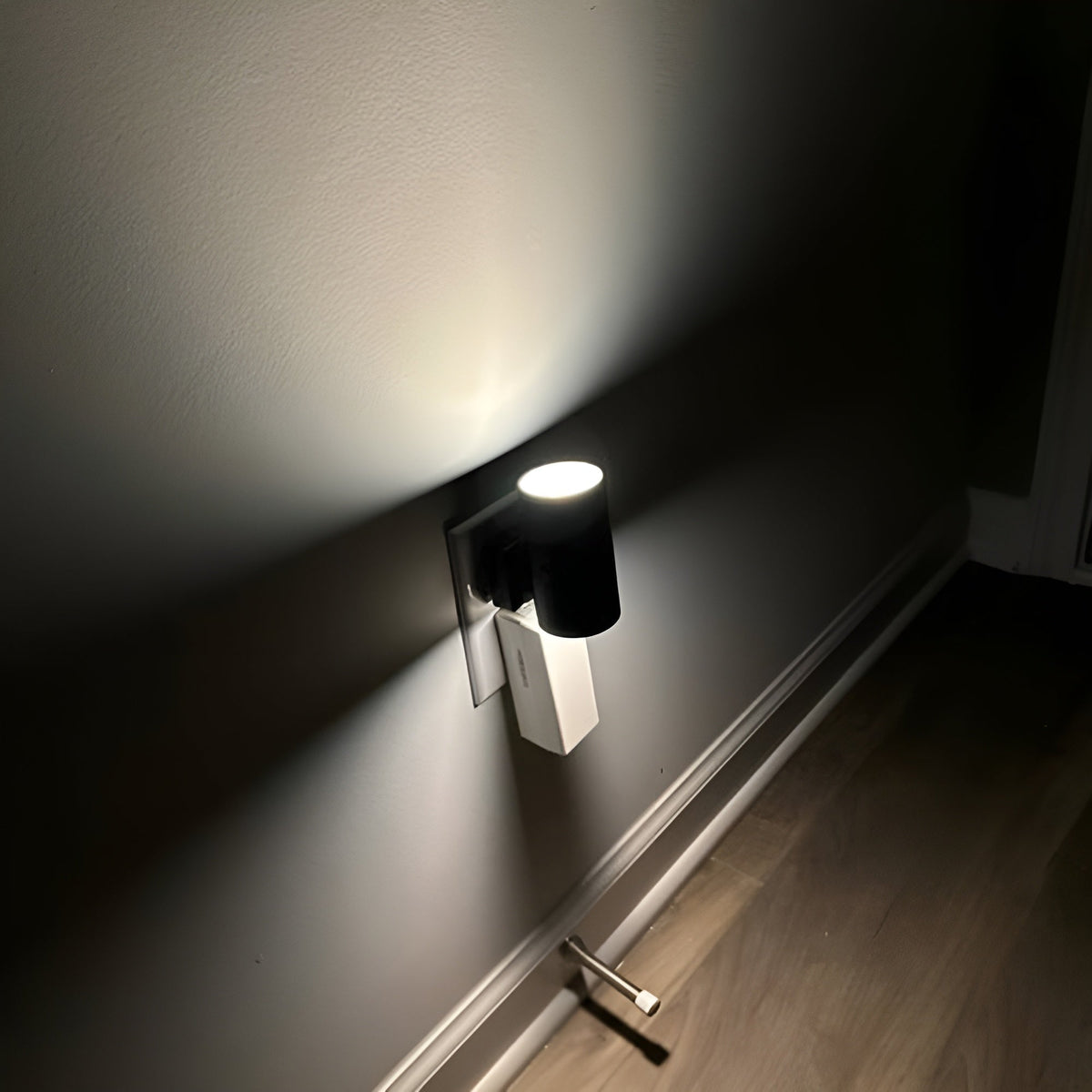 Dimmable LED Plug-In Night Light with Warm White Glow