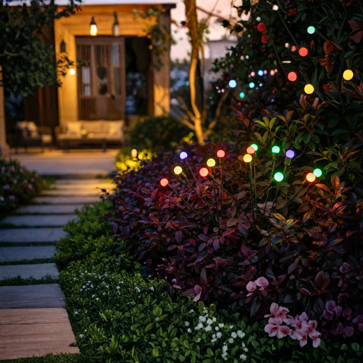 Solar Firefly Garden Lights – Wireless LED Pathway & Patio Lighting