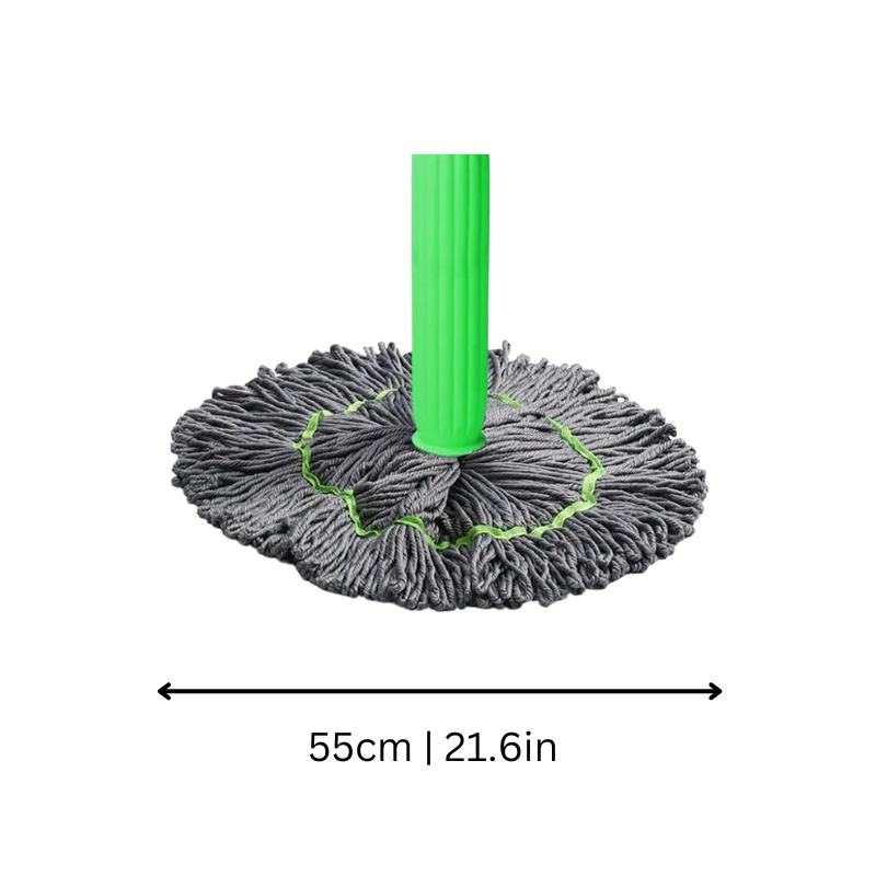 2-in-1 Wet and Dry Mop with Hands-Free Wringing System